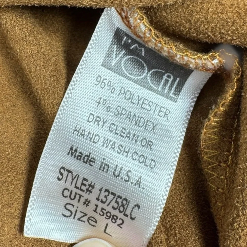 Vocal Women's Faux Suede Open Front Cardigan Jacket - Picture 3 of 9